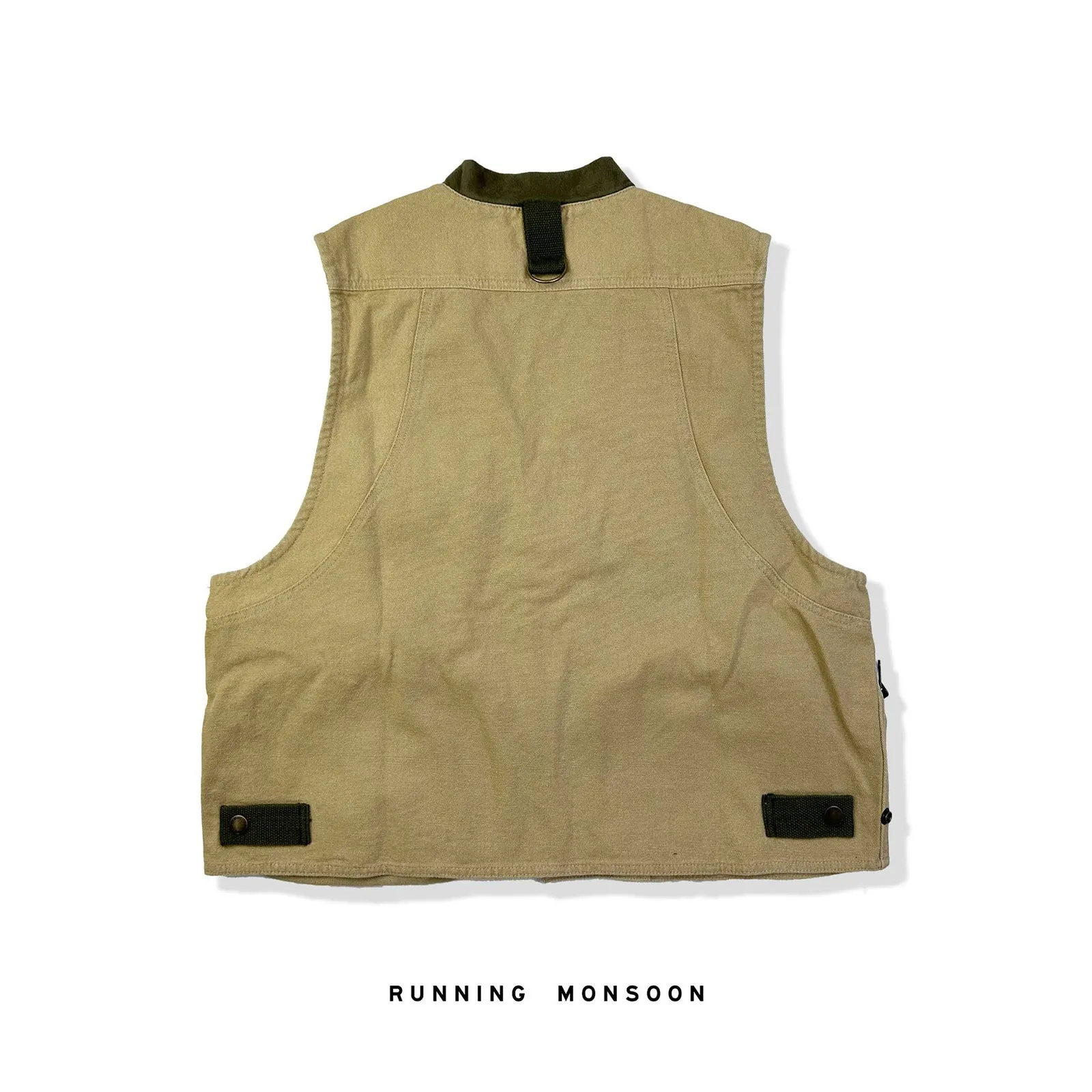Amekaji Vest Canvas Cargo Vest