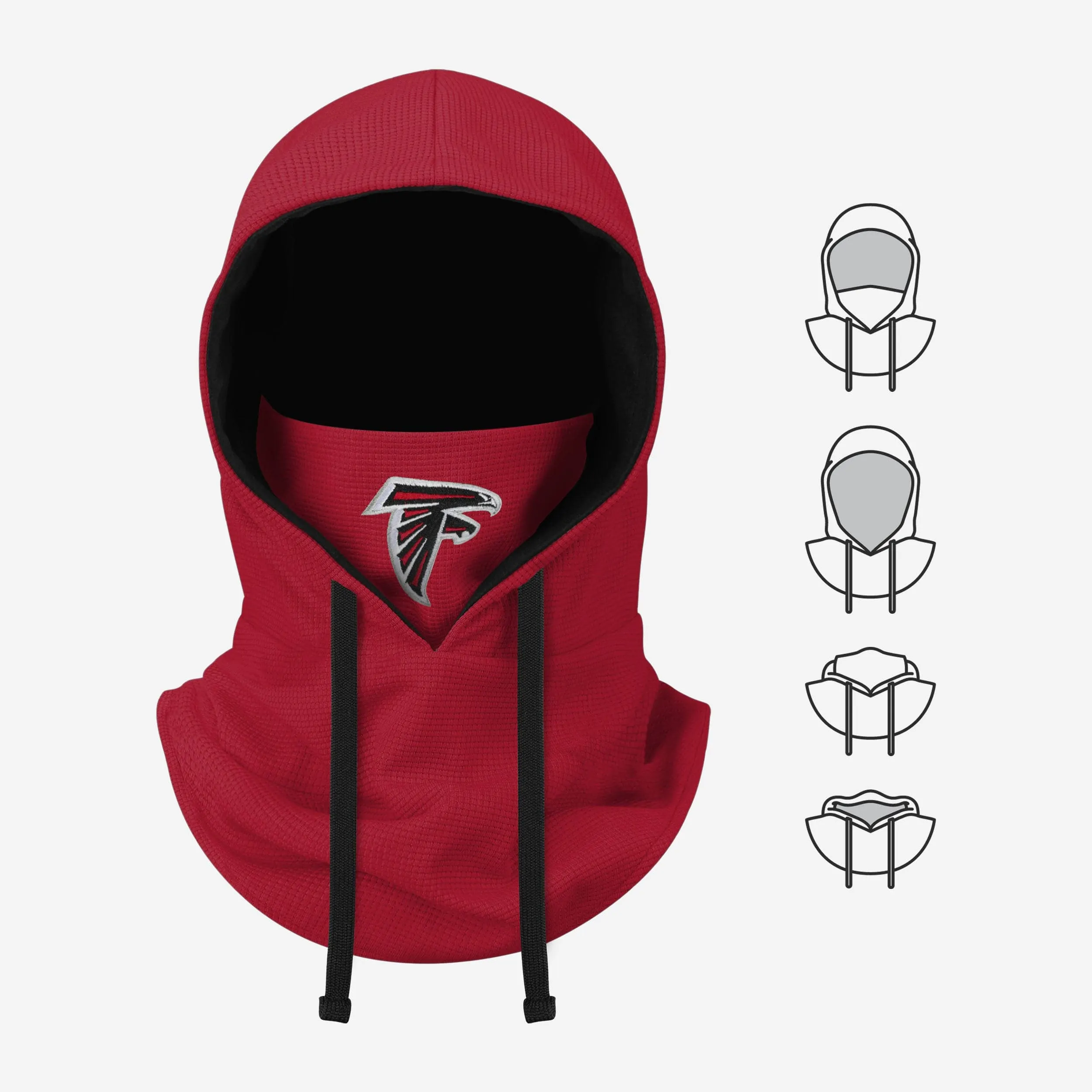 Atlanta Falcons Waffle Drawstring Hooded Gaiter