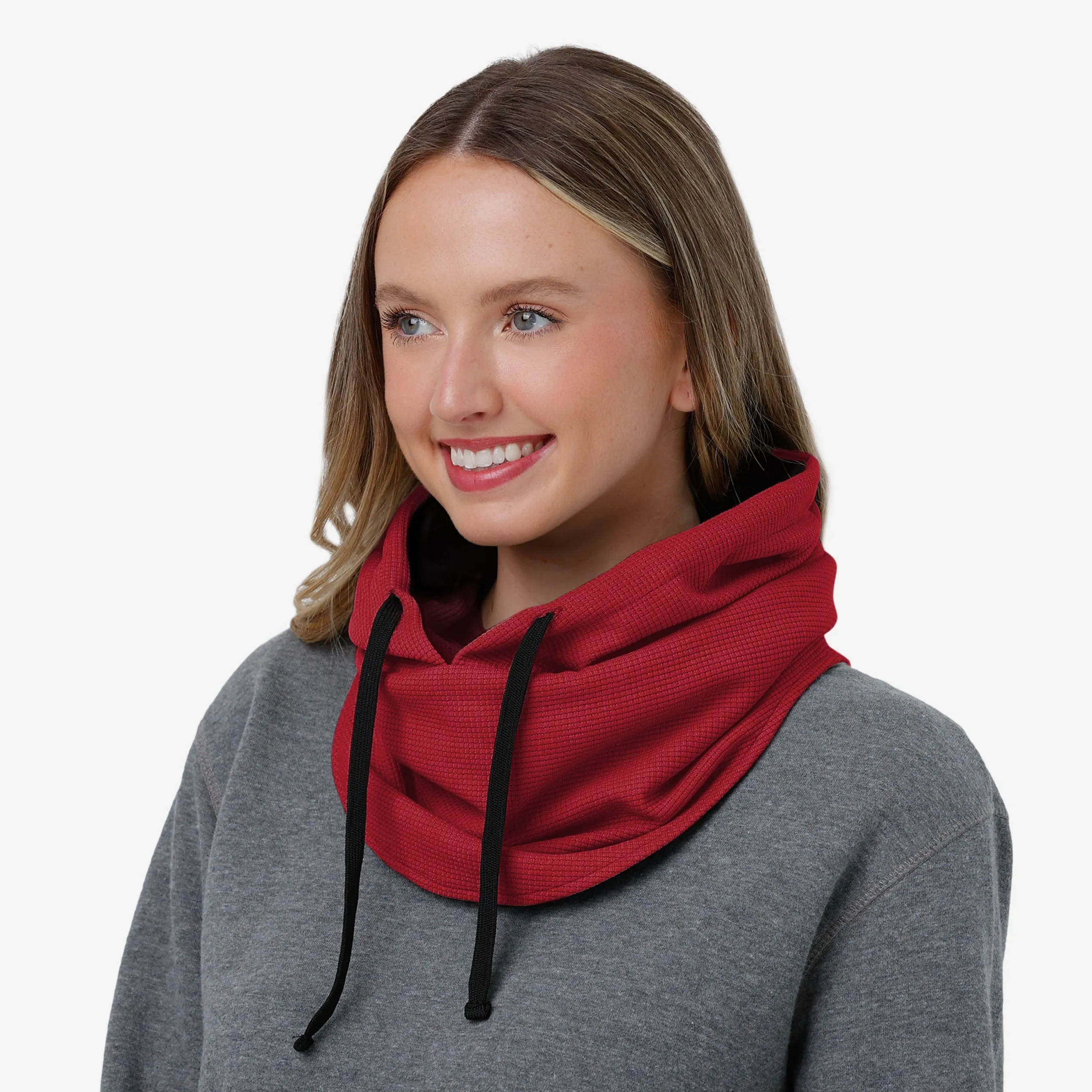 Atlanta Falcons Waffle Drawstring Hooded Gaiter