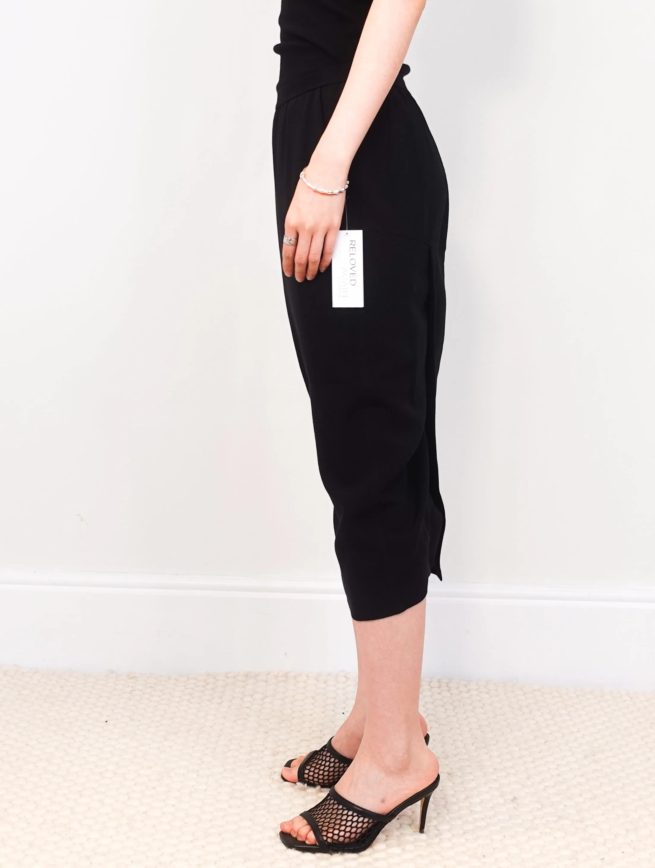 Black pencil skirt