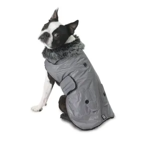 Boston Grey Dog Parka Vest