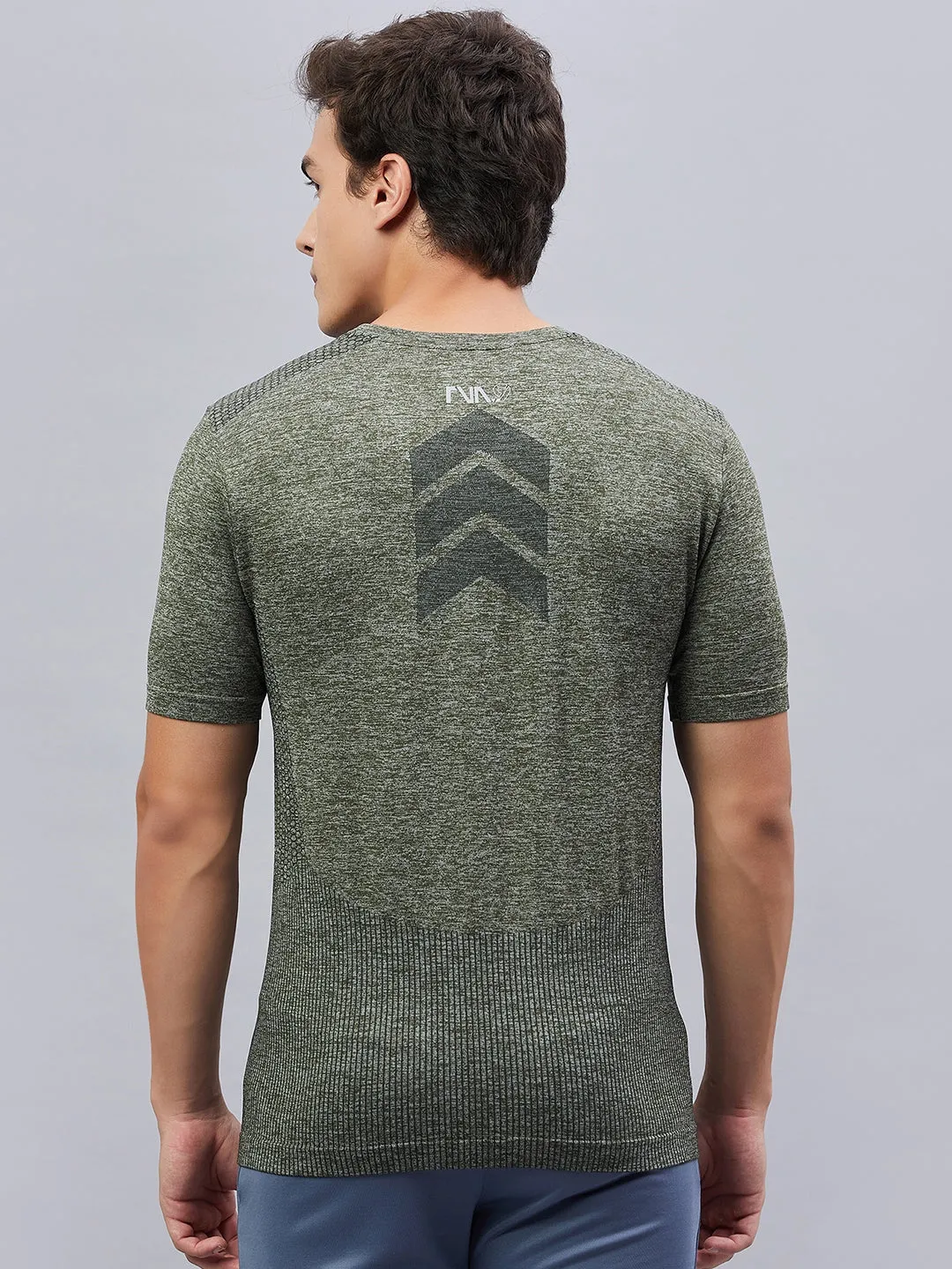 C9 Airwear Men's Seamless Moisture-Wicking Sports T-Shirt - Green