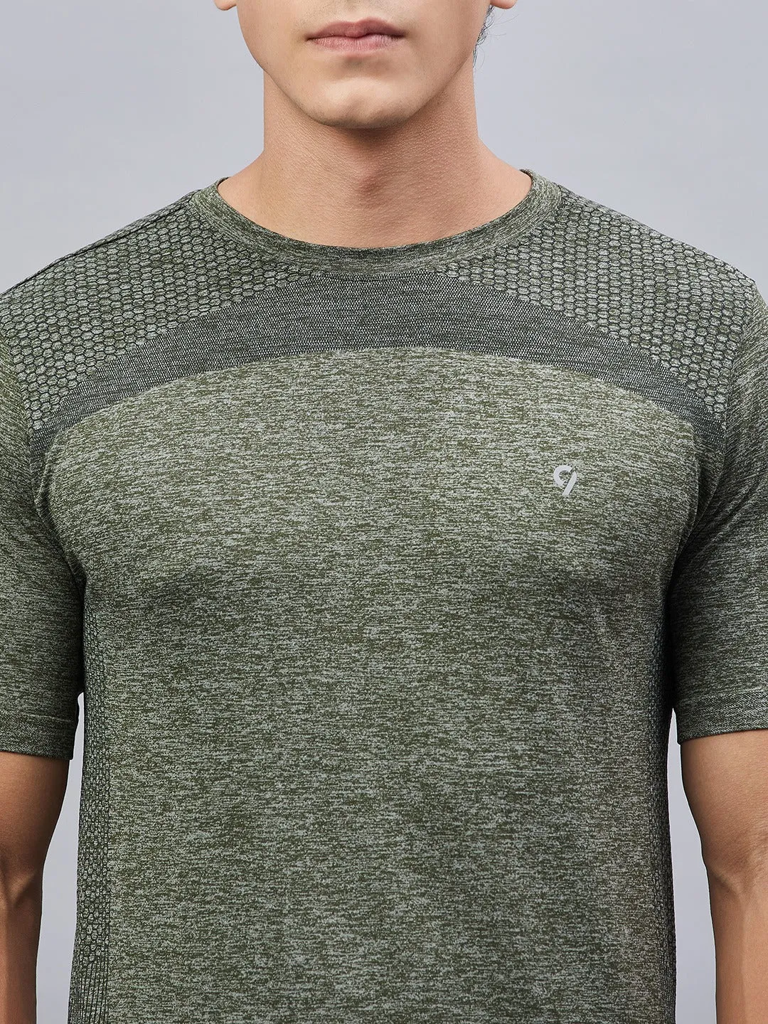 C9 Airwear Men's Seamless Moisture-Wicking Sports T-Shirt - Green