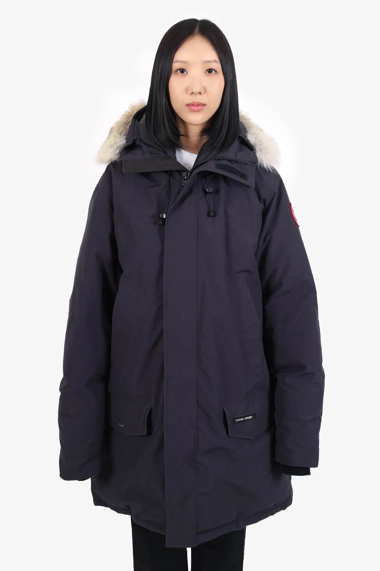 Canada Goose Black Langford Parka with Fur Hood Size XXL Mens