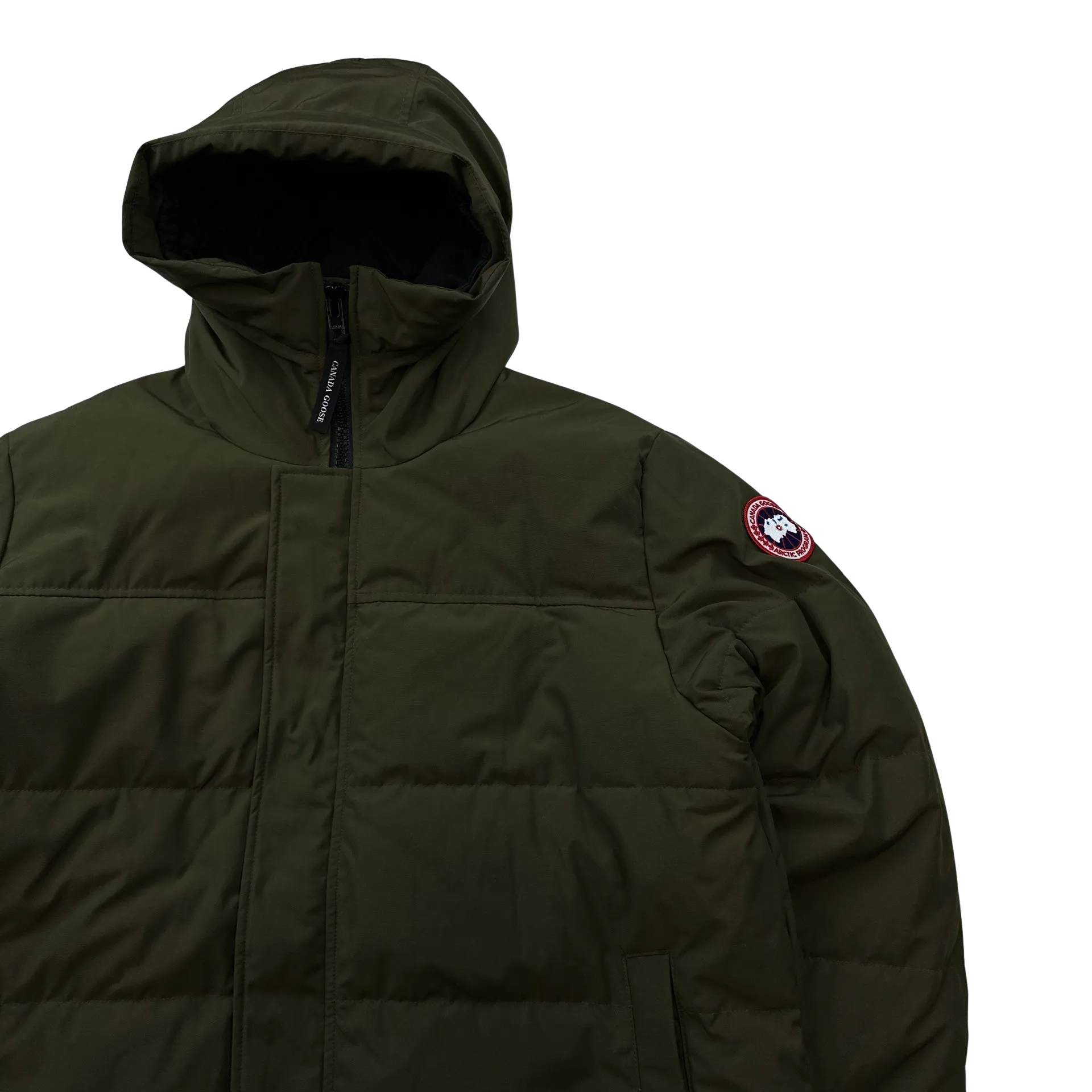 Canada Goose Khaki Premium Down Filled Hooded Puffer Parka - XXL