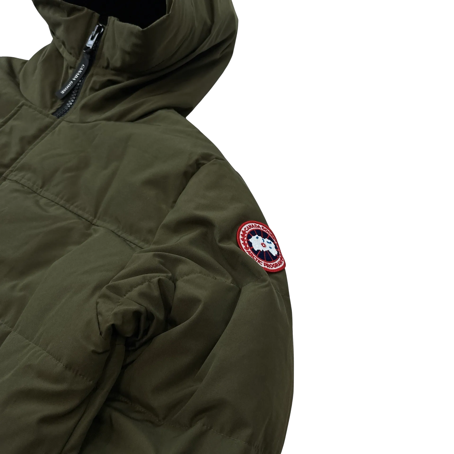 Canada Goose Khaki Premium Down Filled Hooded Puffer Parka - XXL