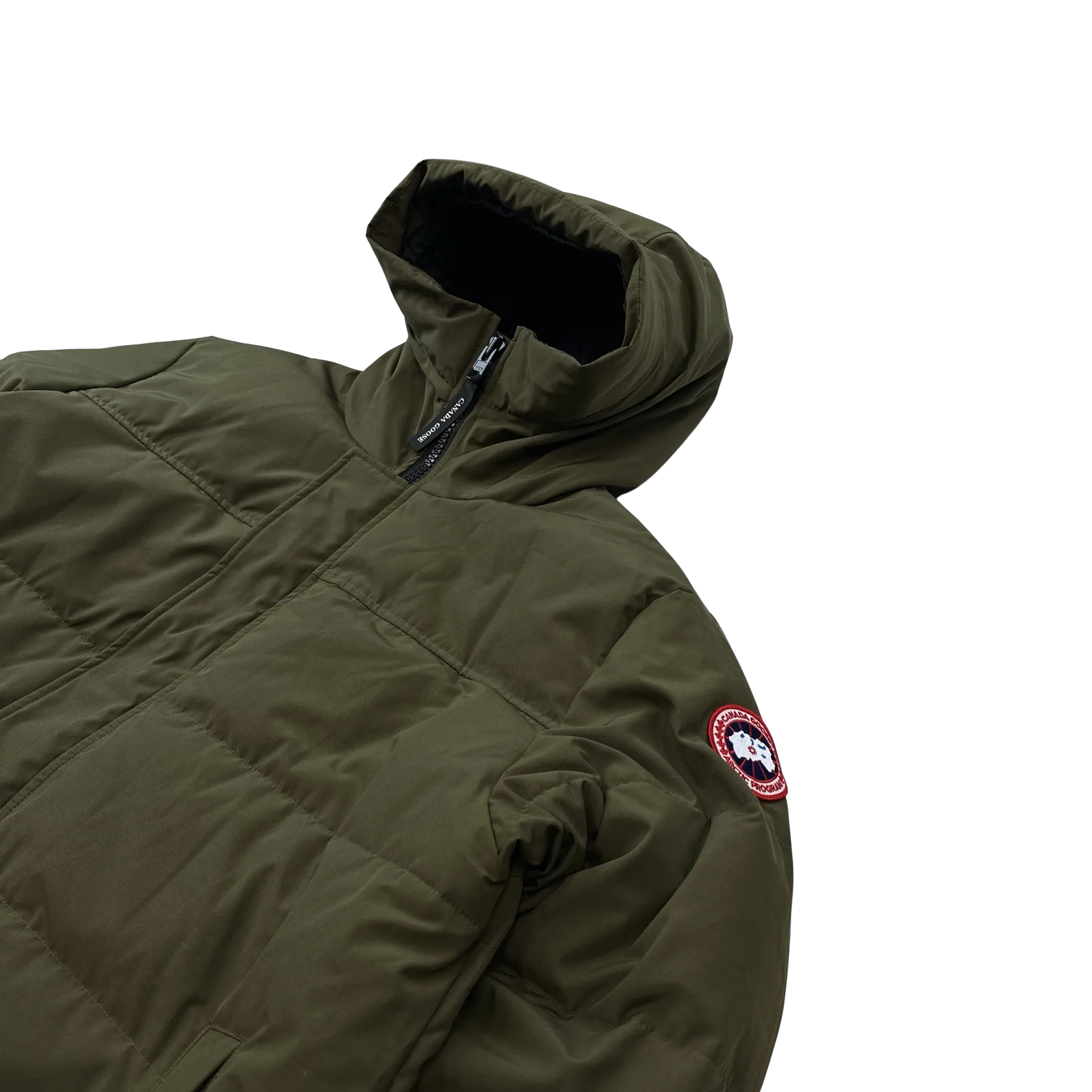 Canada Goose Khaki Premium Down Filled Hooded Puffer Parka - XXL
