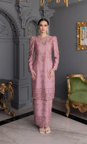 Debonair Kurung in Ash Rose