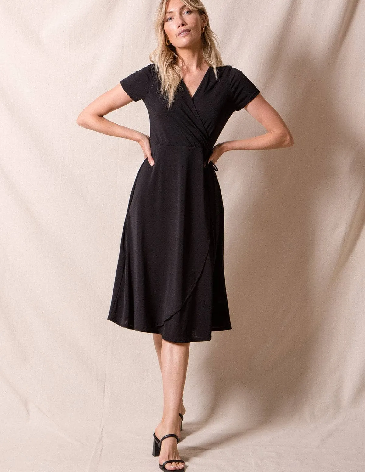 Faux Wrap Dress - Small and Medium Only