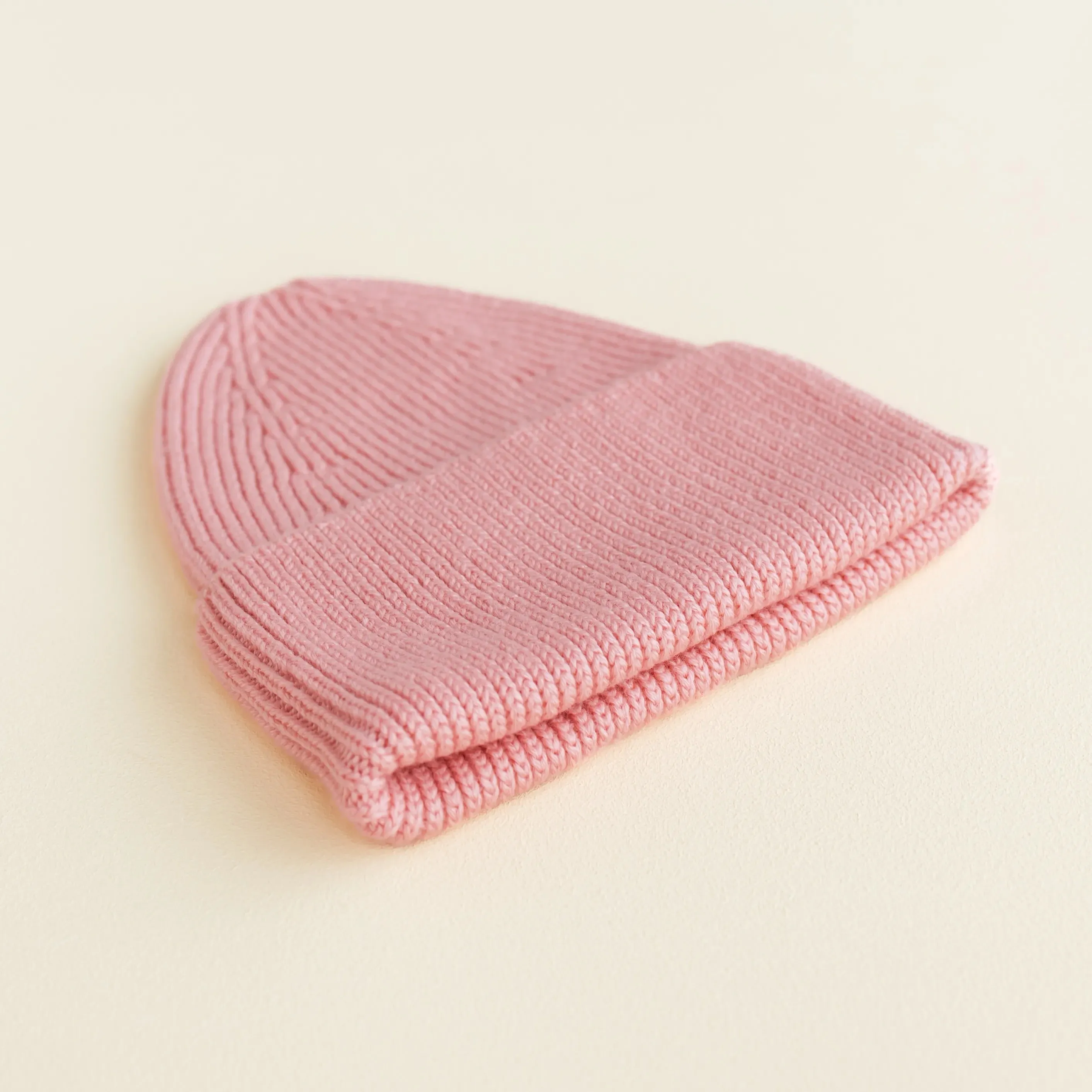 Fonzie Merino Wool Beanie (Bubblegum)