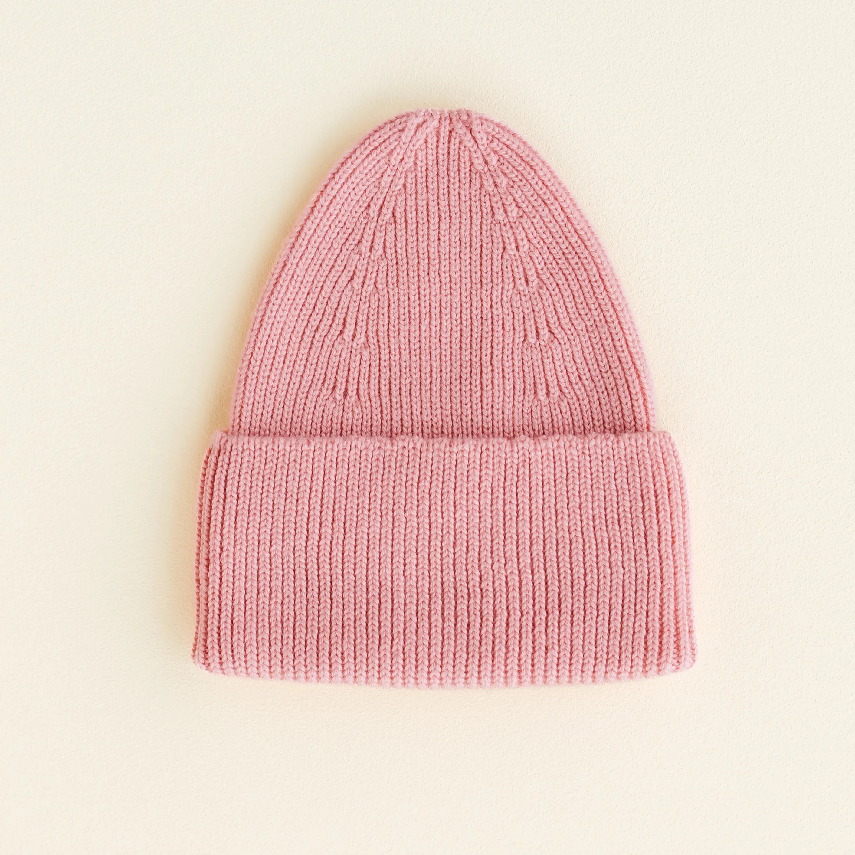 Fonzie Merino Wool Beanie (Bubblegum)