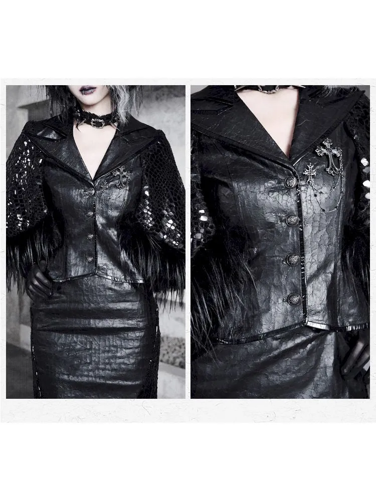 Fur Suit Cloak Poncho Jacket【s0000011162】