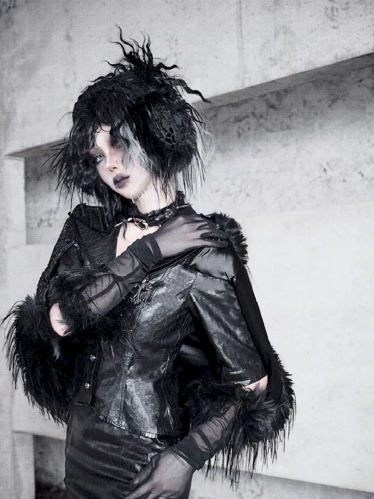 Fur Suit Cloak Poncho Jacket【s0000011162】