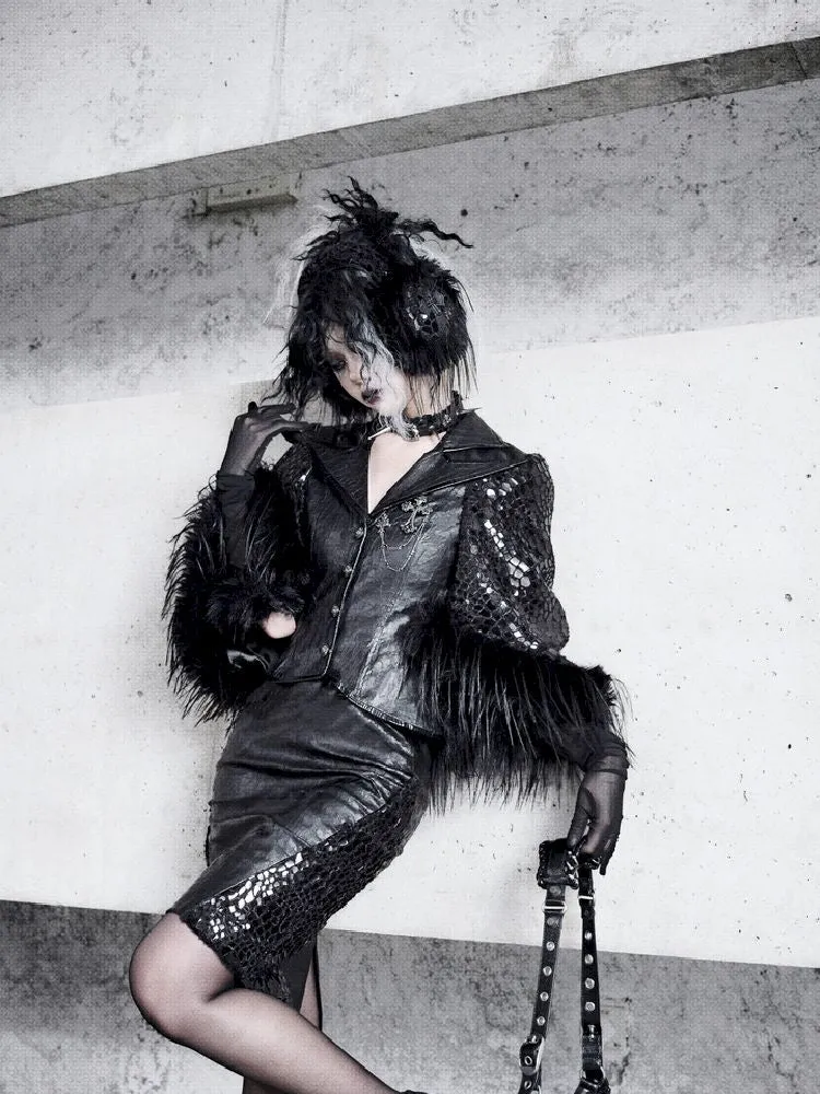 Fur Suit Cloak Poncho Jacket【s0000011162】