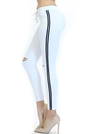 Jean Lee Knee Slit Jogger
