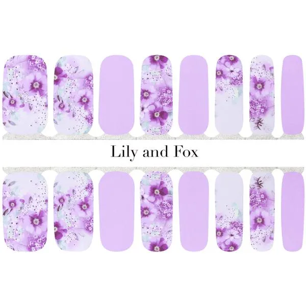 Lily And Fox - Nail Wrap - Lilac Fantasy