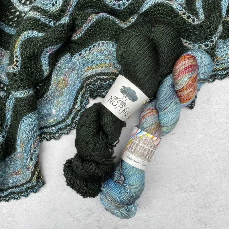 Nixie Shawl Kit | Julie Knits in Paris