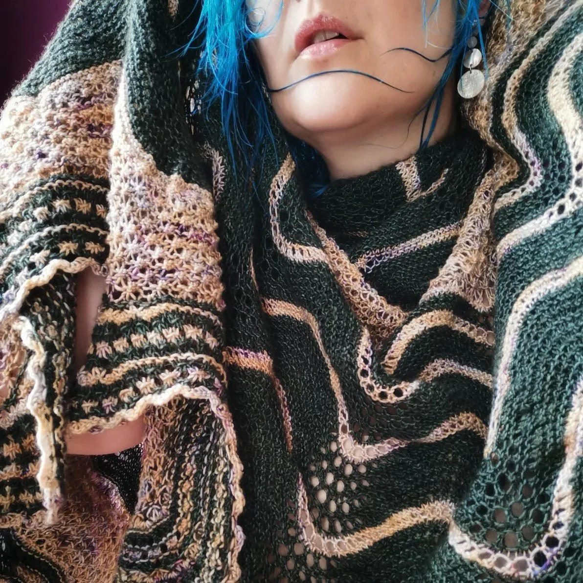 Nixie Shawl Kit | Julie Knits in Paris
