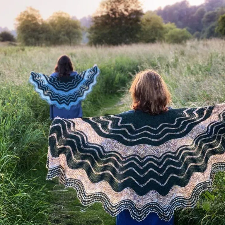 Nixie Shawl Kit | Julie Knits in Paris