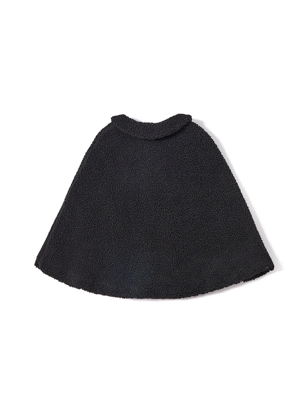 Poncho Sherpa Jacket - Black
