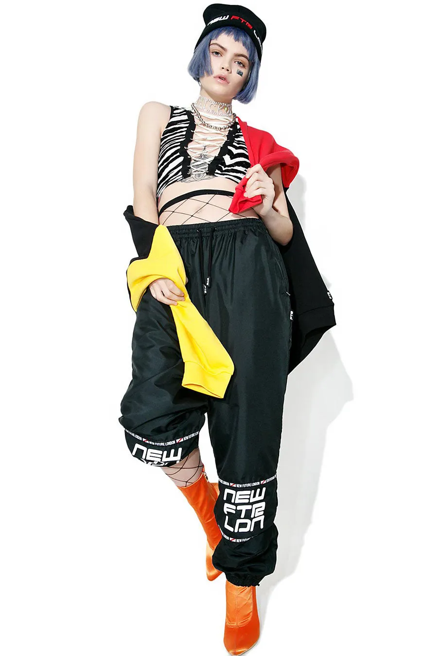 Racer Logo Joggers (Black)
