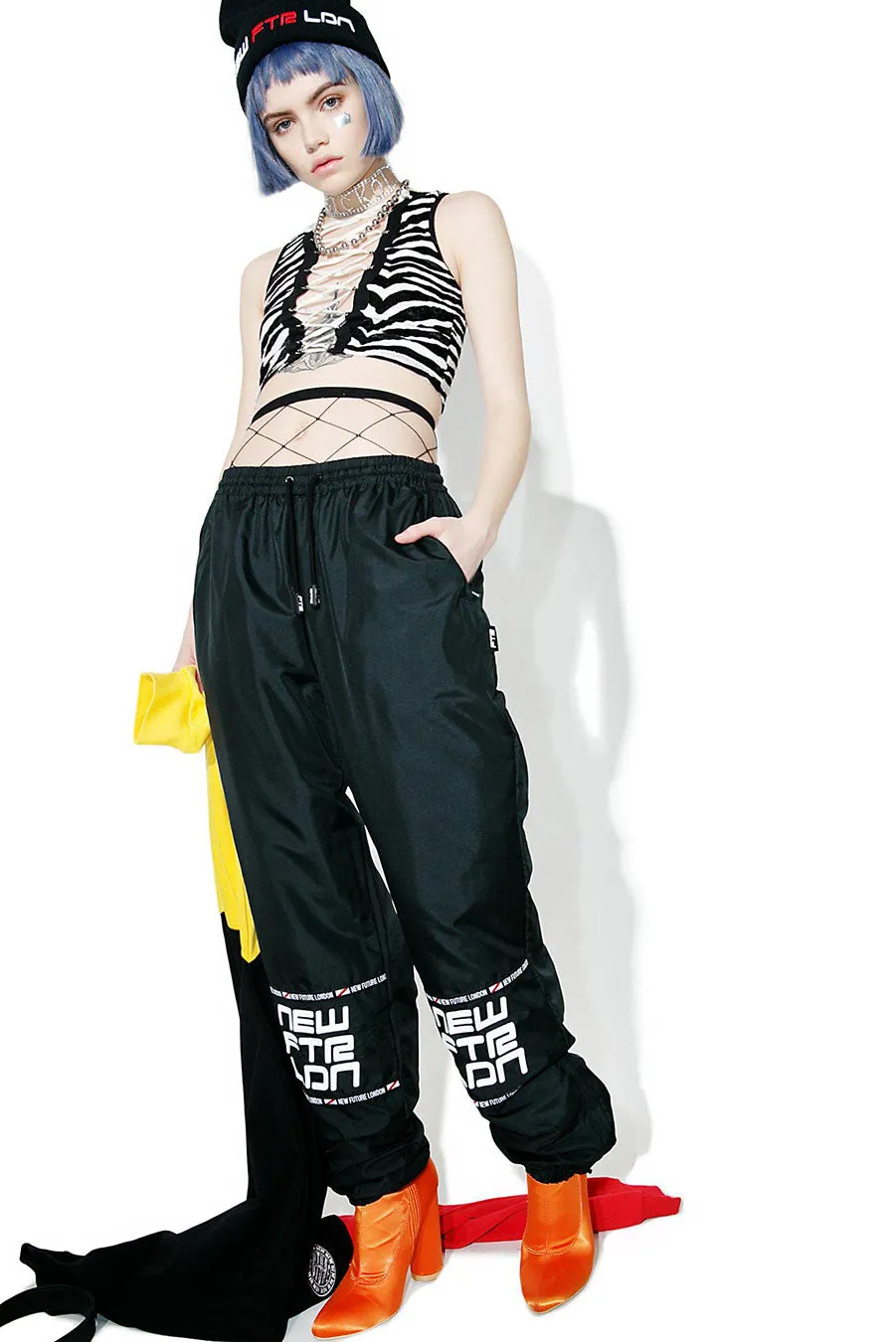 Racer Logo Joggers (Black)