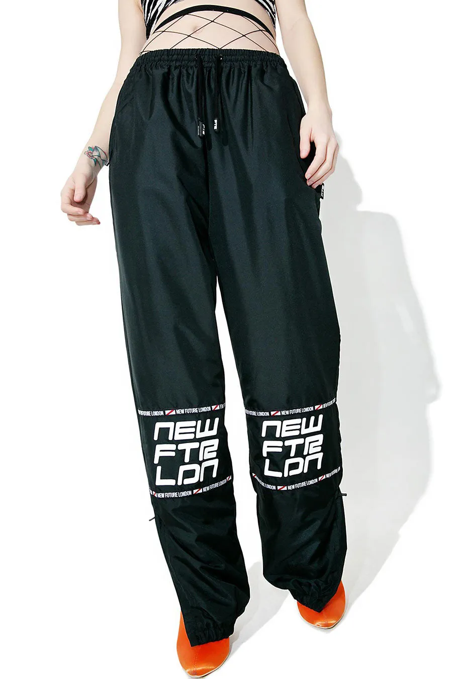 Racer Logo Joggers (Black)