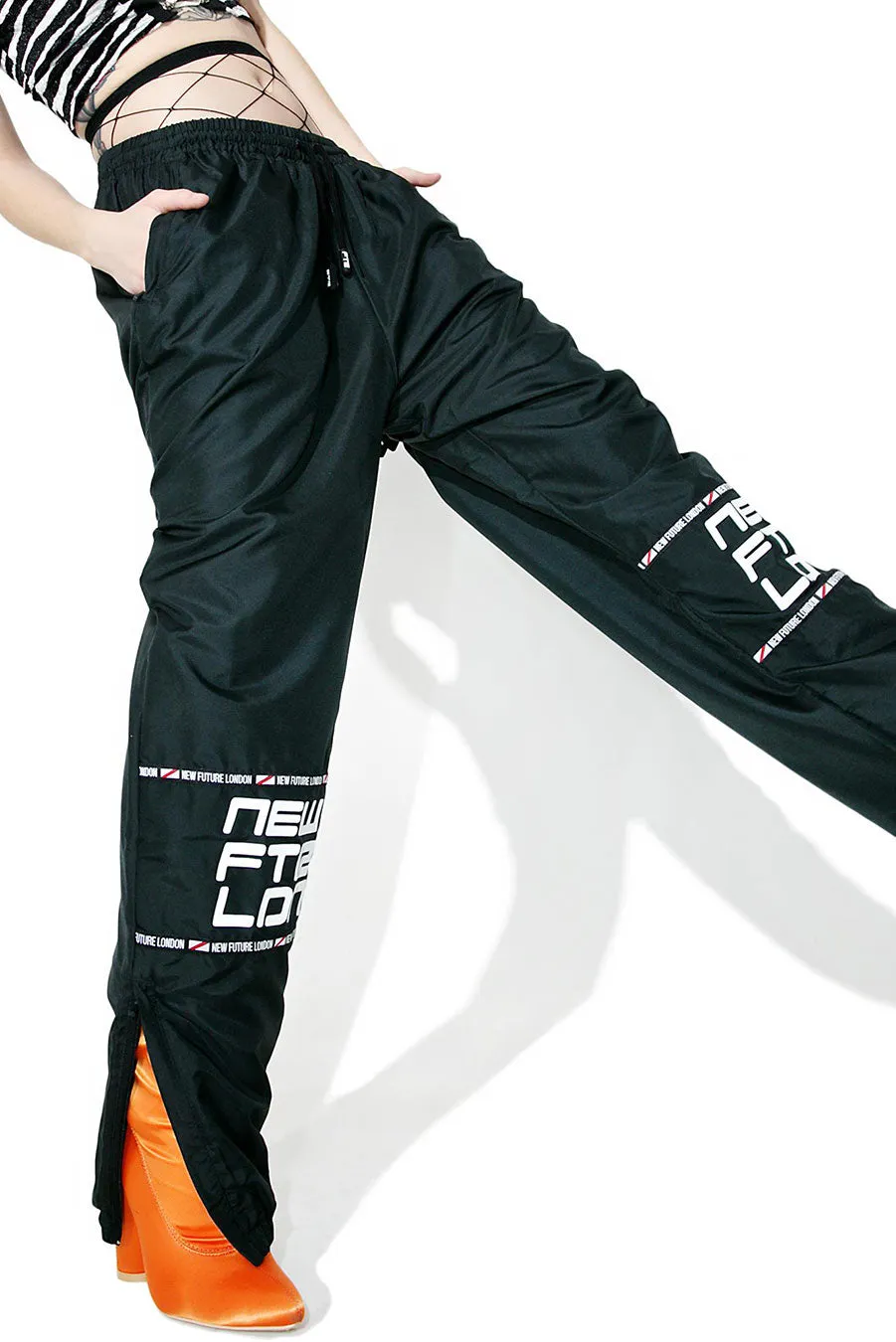Racer Logo Joggers (Black)