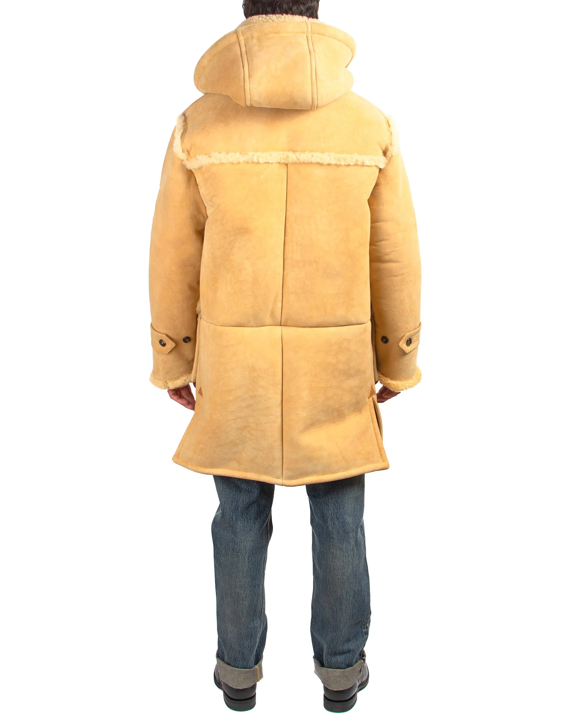 The Real McCoy's MJ21123 Mouton Duffle Coat Beige