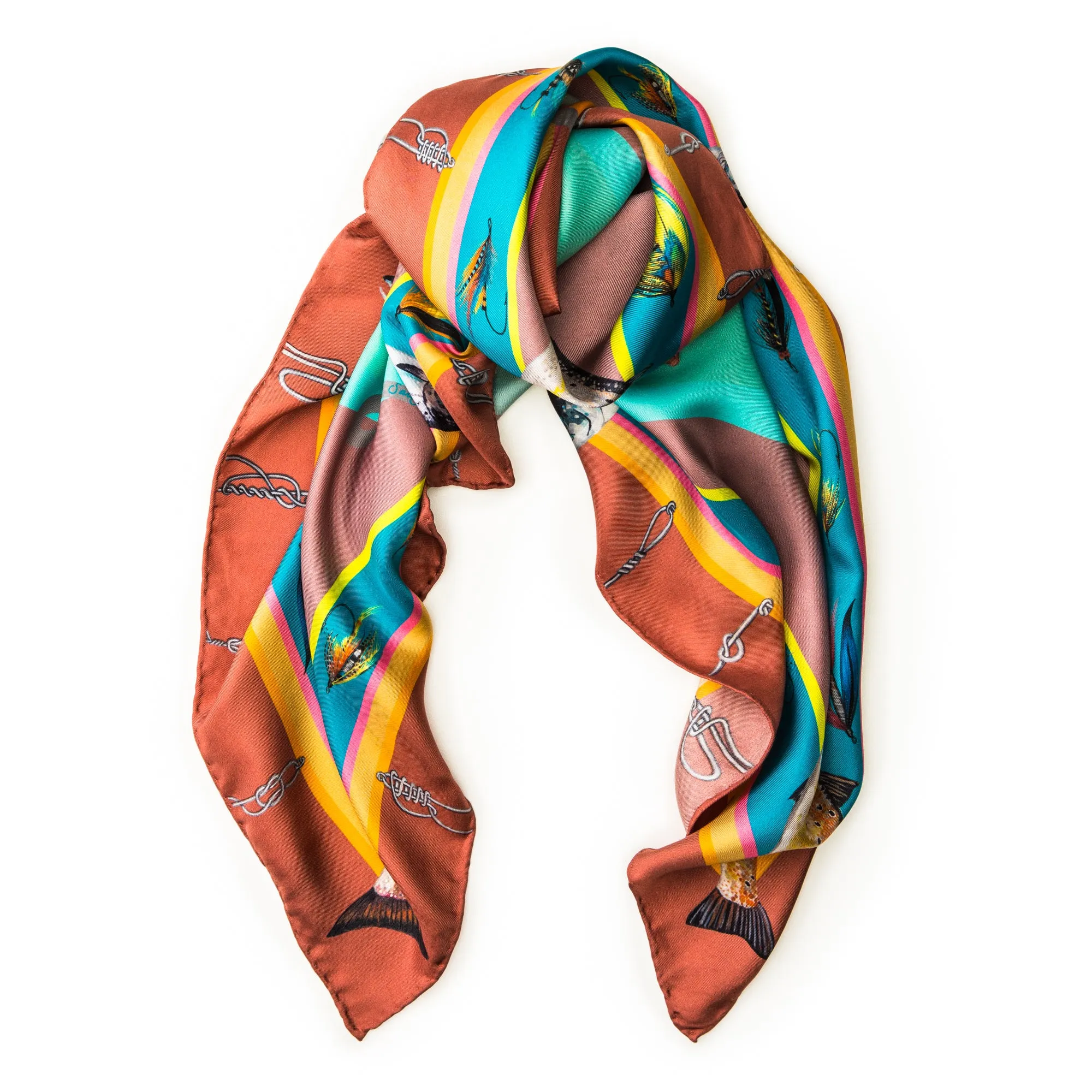 The Tay Silk Scarf - Dusk