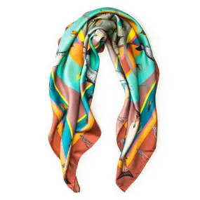 The Tay Silk Scarf - Dusk