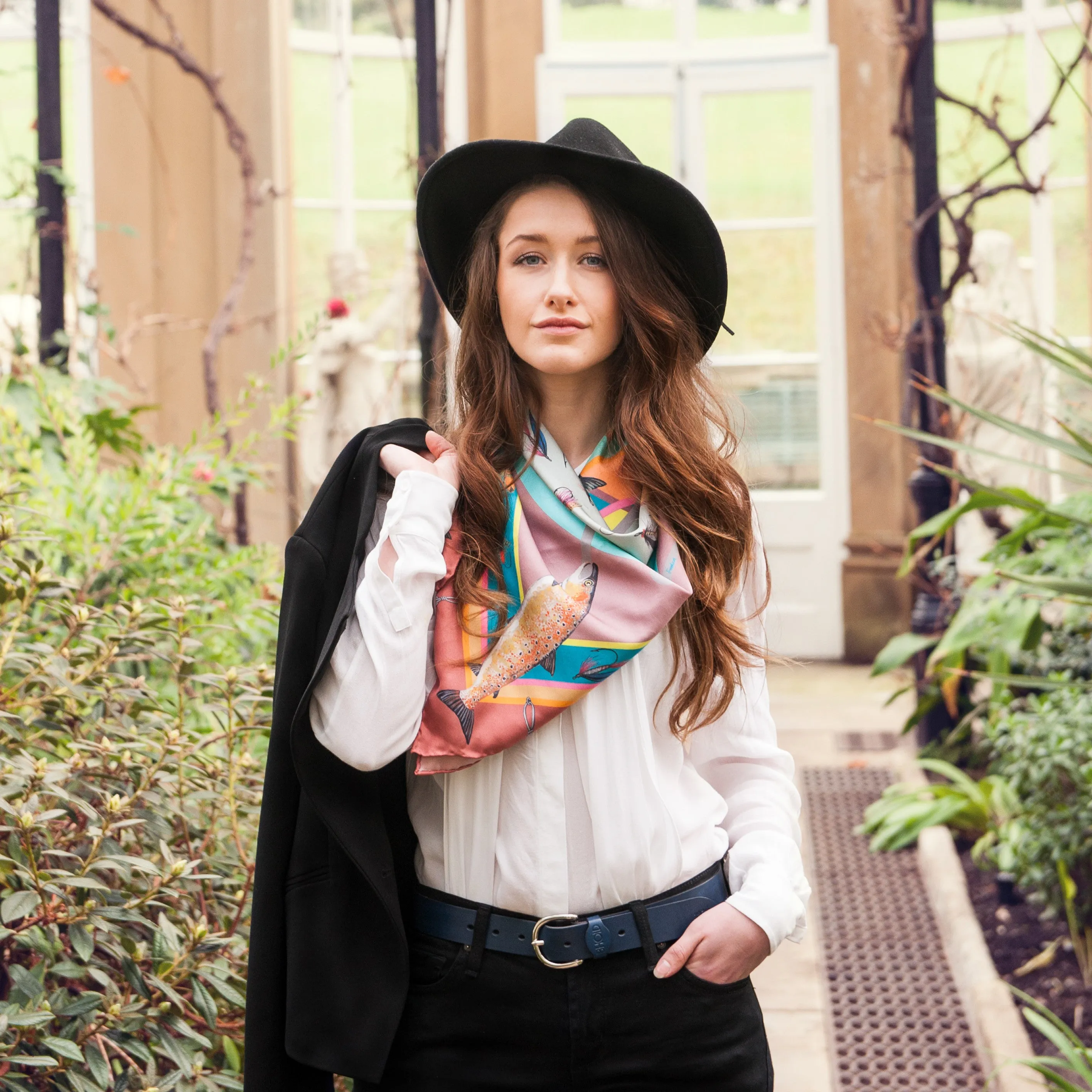 The Tay Silk Scarf - Dusk