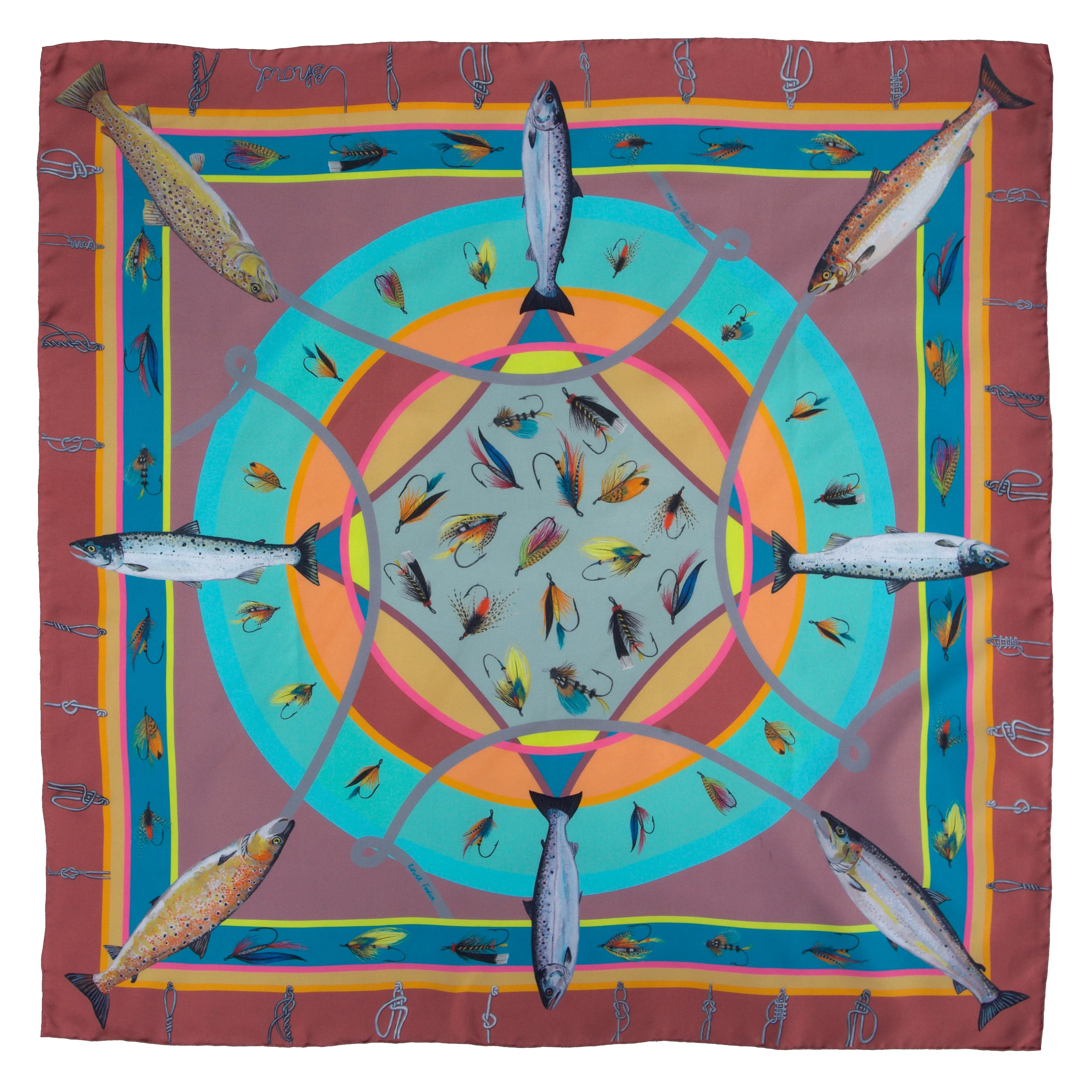 The Tay Silk Scarf - Dusk